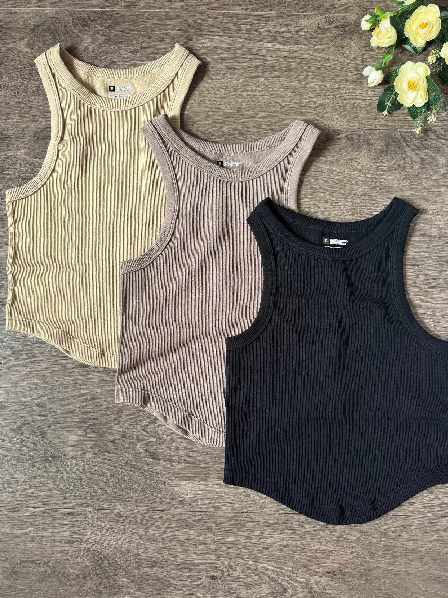 Curved Hem Tank Top