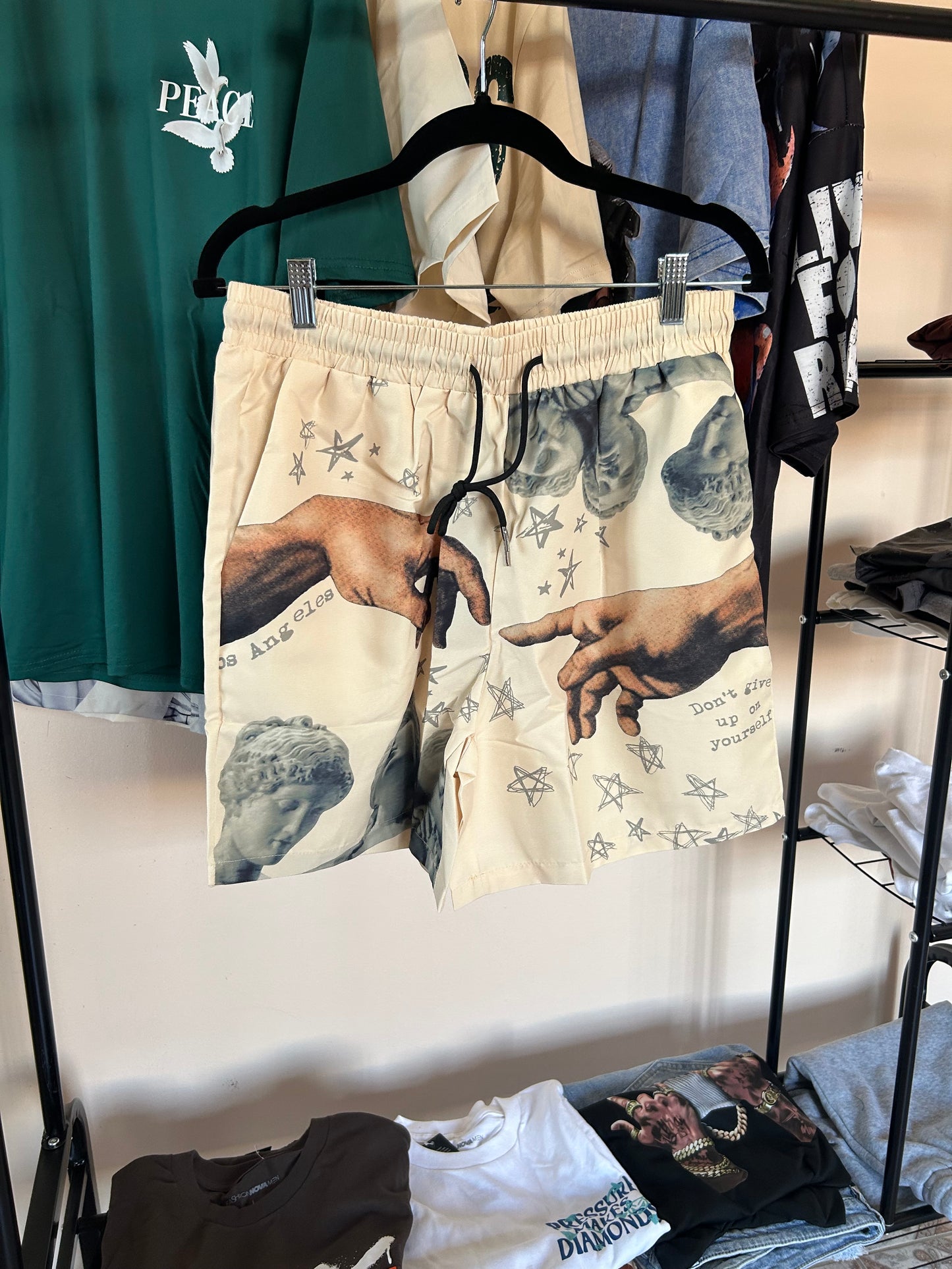 Street Life Graphic Shorts