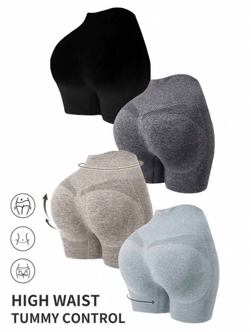 Pantalones cortos de gimnasio de cintura alta