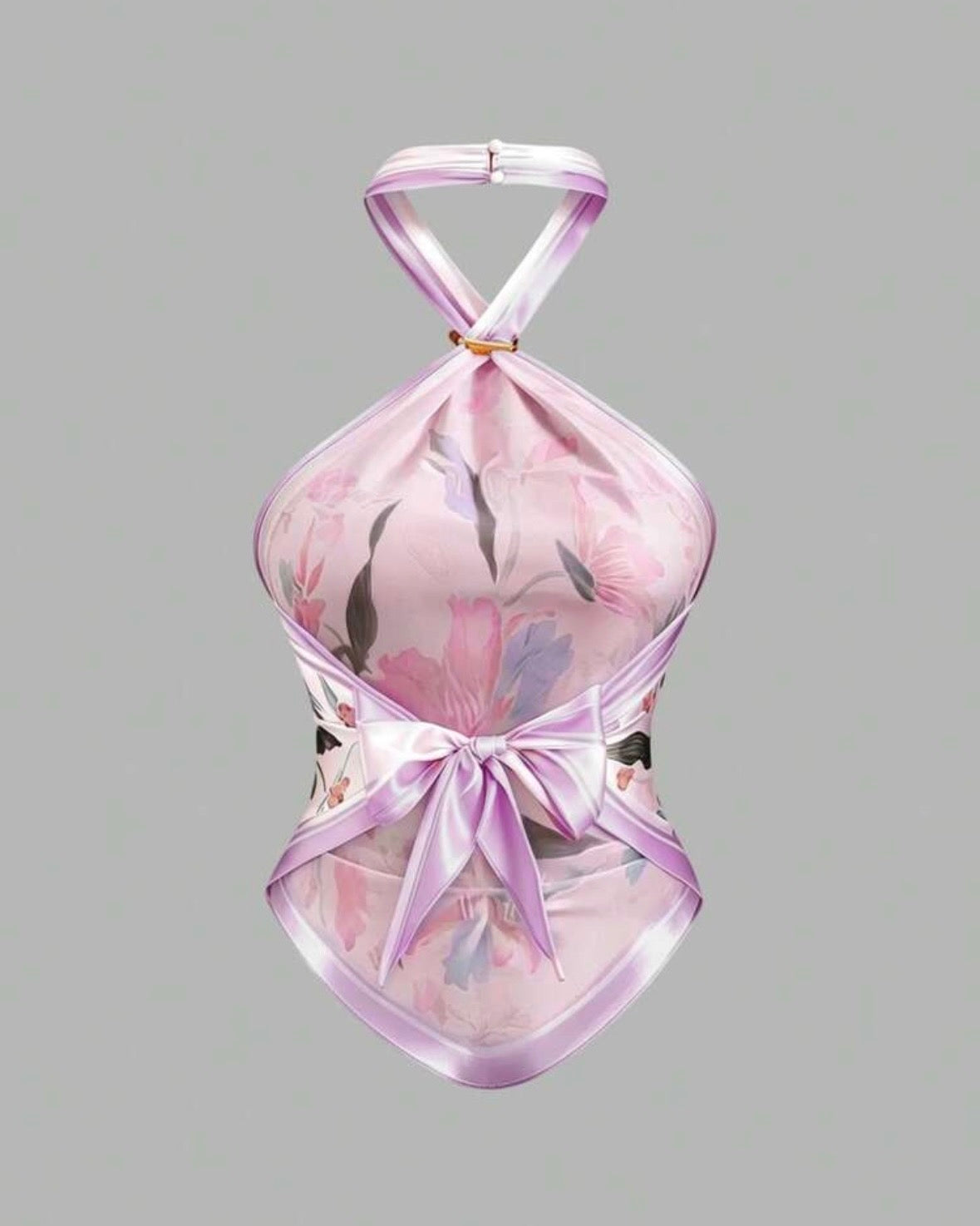 Vintage Satin Camisole & Capri Outfit