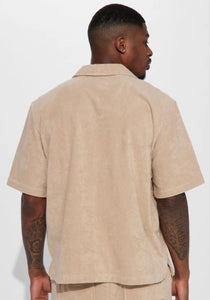 Dipped Sand Cuban Shirt