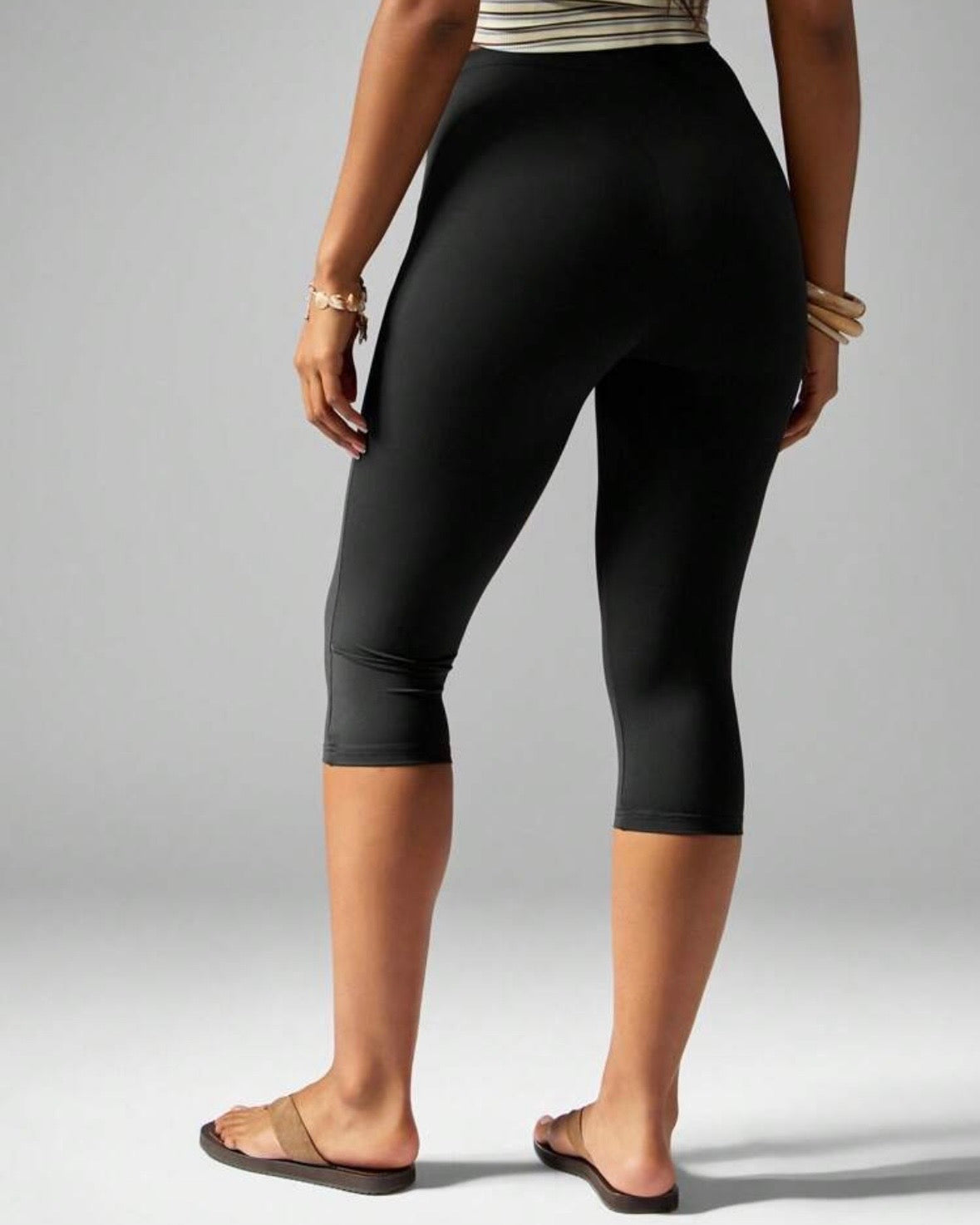 High Waist Capri Pants
