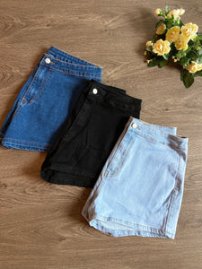 High Waist Denim Shorts