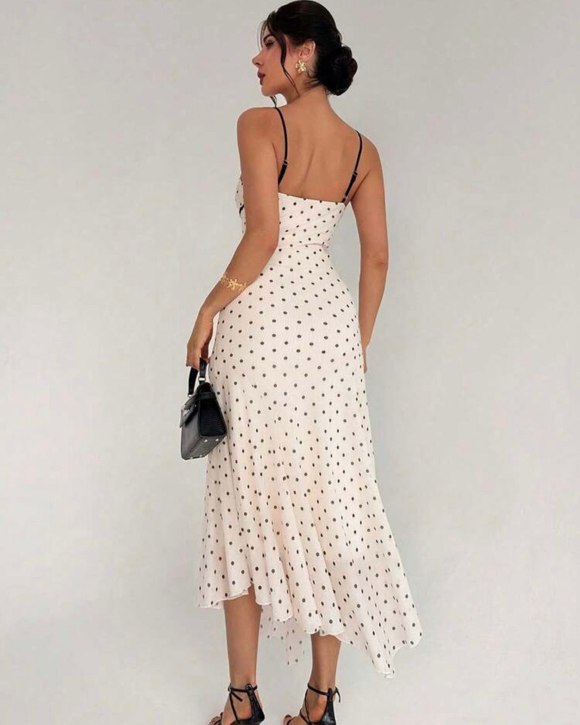 Polka Dot Laced Dress