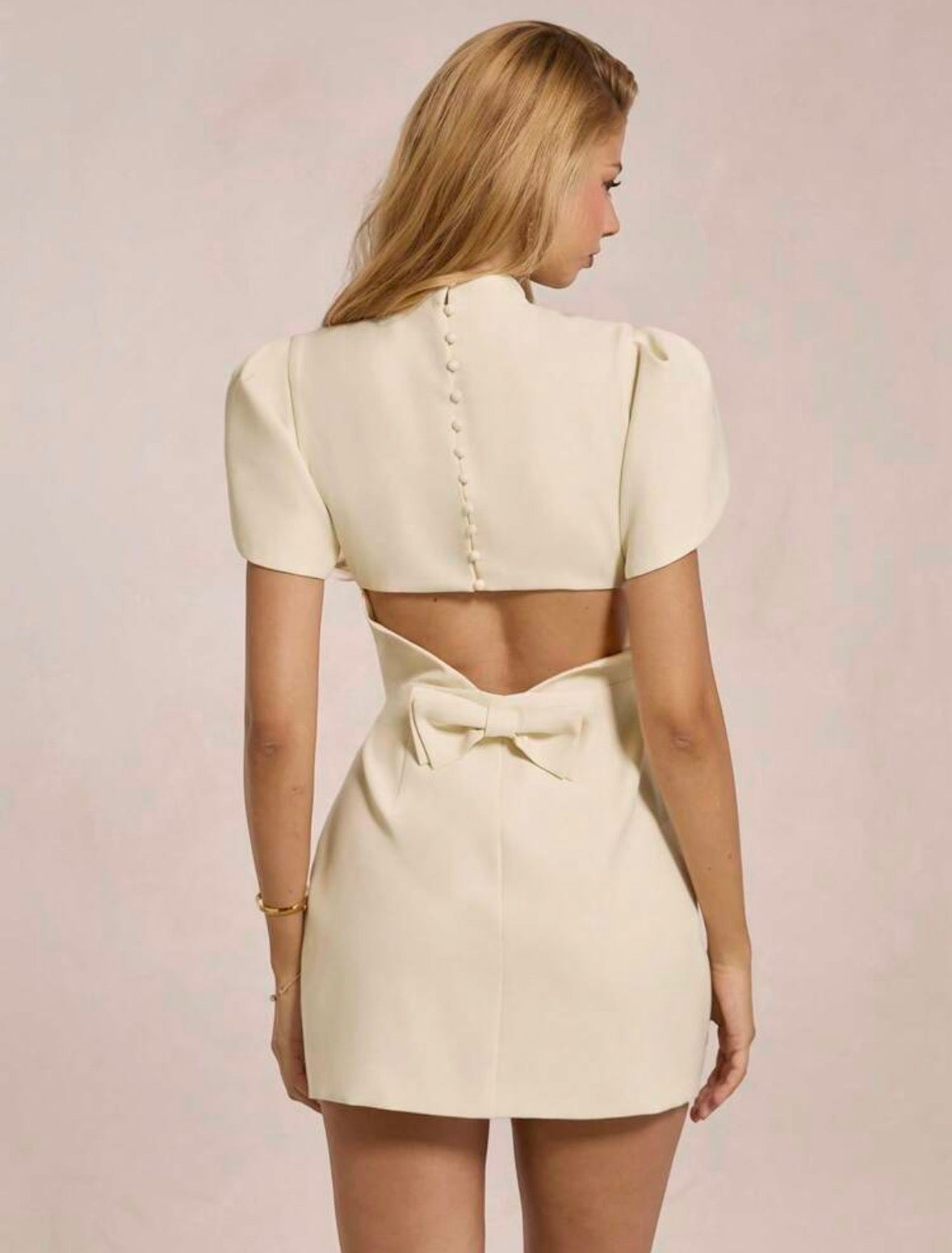 Bow Detail Vintage Dress