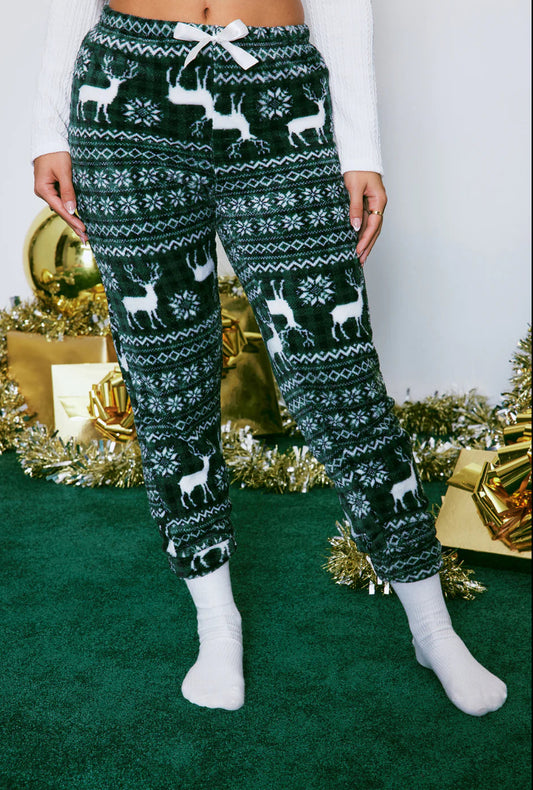 Sleigh Ride Plush PJ Joggers